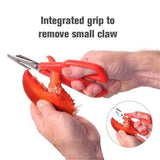 Stainless Steel Seafood Scissors Lobster Fish Scissors Detachable Lobster Forceps Kitchen Tool - Side View