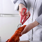 Stainless Steel Seafood Scissors Lobster Fish Scissors Detachable Lobster Forceps Kitchen Tool