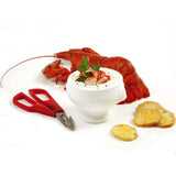Stainless Steel Seafood Scissors Lobster Fish Scissors Detachable Lobster Forceps Kitchen Tool