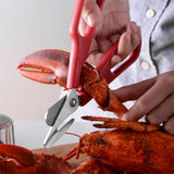 Stainless Steel Seafood Scissors Lobster Fish Scissors Detachable Lobster Forceps Kitchen Tool - Extra Image