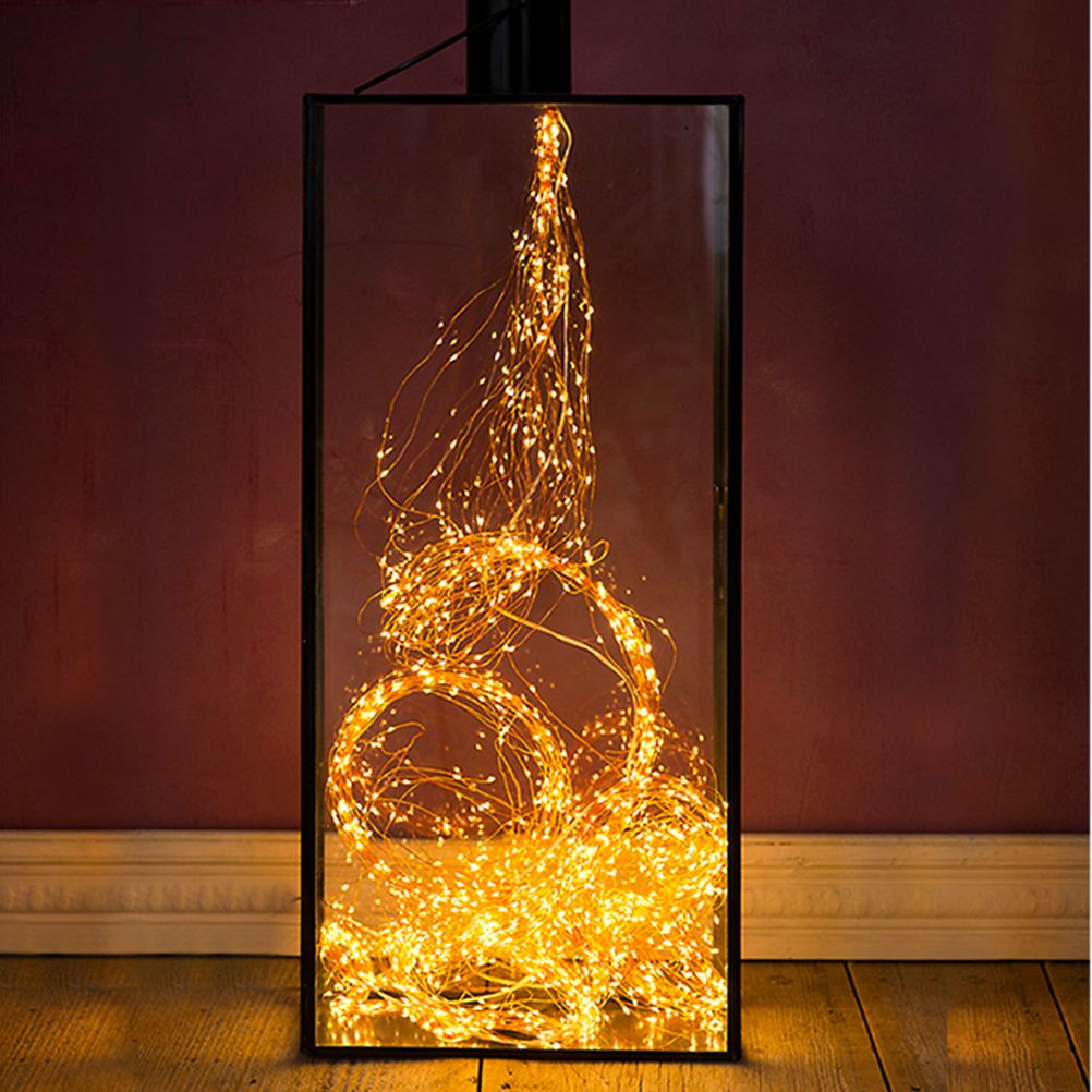 Waterfall String Lights Star Decorative Lights Twinkle Fairy Lights with Remote Control