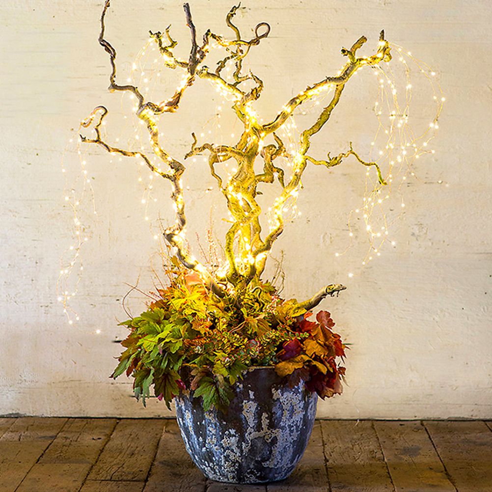 Waterfall String Lights Star Decorative Lights Twinkle Fairy Lights with Remote Control