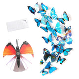 12Pcs 3D Stereoscopic Butterfly Wall Stickers Home Living Room Decor
