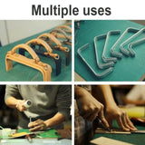 A4 PVC Grid Lines Cutting Board Professional Self Healing Cutting Mat Multipurpose for Quilting Sewing Scrapbooking DIY Craft Orange