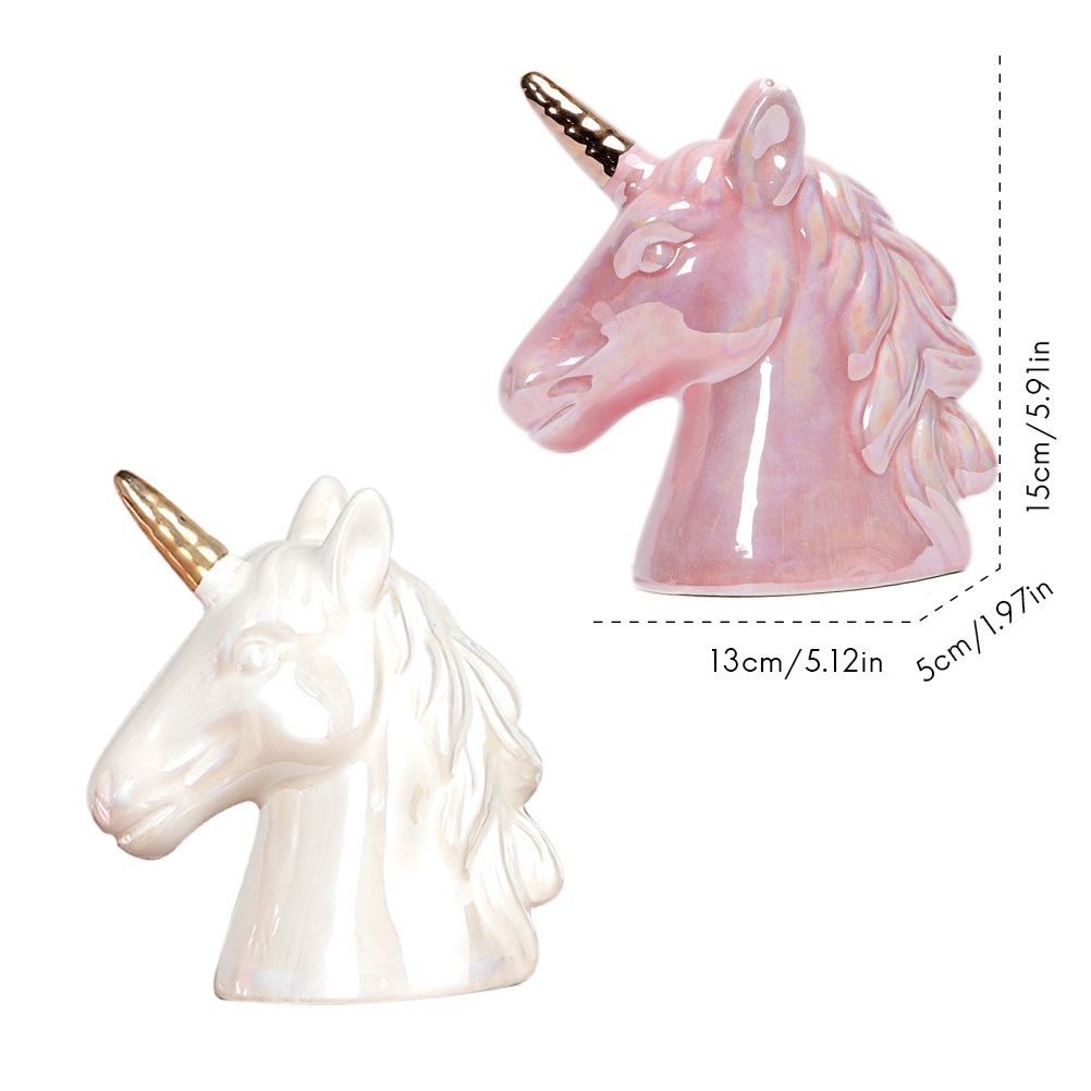 1PC Cute Ceramic Piggy Coin Bank Room Ornaments Gift for Kids