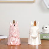 1PC Cute Ceramic Piggy Coin Bank Room Ornaments Gift for Kids - Side View