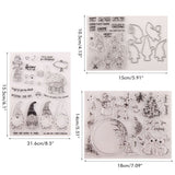 1 Set Christmas DIY Cutting Dies and Stamps Scrapbooking Cutting Machine Stencils Embossing Stencil Template Gifts - Front View