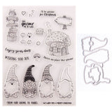 1 Set Christmas DIY Cutting Dies and Stamps Scrapbooking Cutting Machine Stencils Embossing Stencil Template Gifts