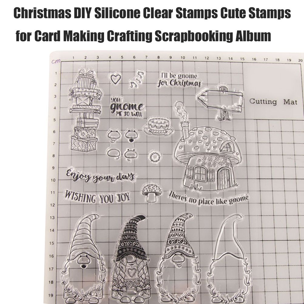 1 Set Christmas DIY Cutting Dies and Stamps Scrapbooking Cutting Machine Stencils Embossing Stencil Template Gifts