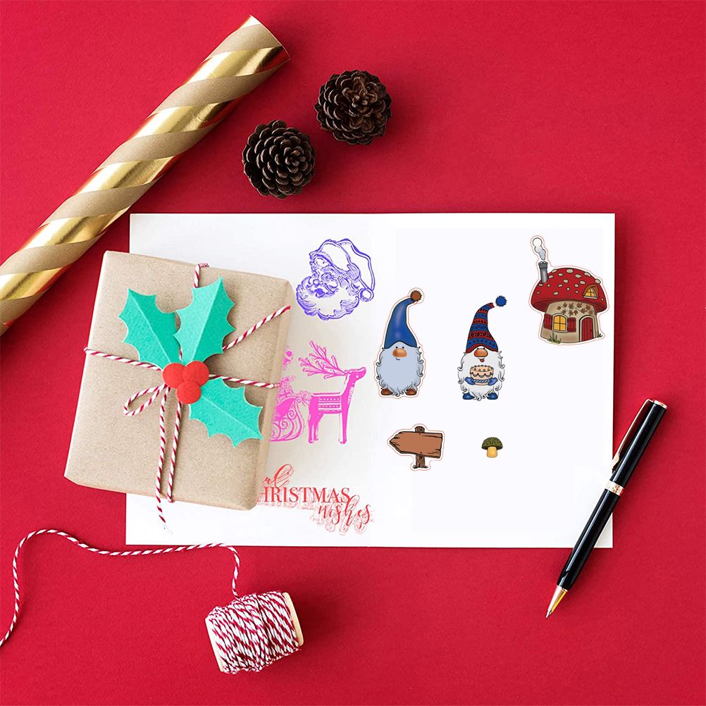1 Set Christmas DIY Cutting Dies and Stamps Scrapbooking Cutting Machine Stencils Embossing Stencil Template Gifts