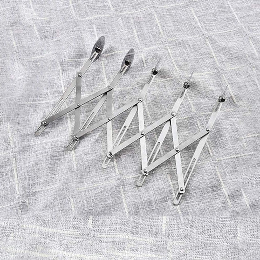 3 Wheel/5 Wheel Pastry Cutter Pizza Cutter Stainless Steel Expandable Pizza Grater Multi Round Pastry Knife Baking Cutter Roller Dough Cutter Divider