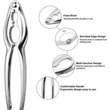 12PCS Seafood Tools Crab Sheller Forks Set Opener Shellfish Lobster Leg Sheller Kitchen Accessories