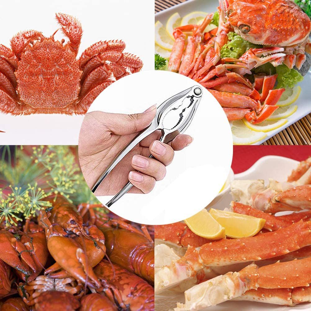 12PCS Seafood Tools Crab Sheller Forks Set Opener Shellfish Lobster Leg Sheller Kitchen Accessories