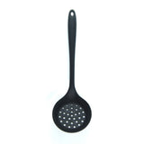 Silicone Slotted Skimmer Spatula Lightweight Slotted Spoon Skimmer Spoon Strainer Ladle with Long Handle