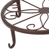Classic Metal Iron Art Plant Pot Stand Flowerpot Base Holder Rack Indoor Outdoor Home Decor