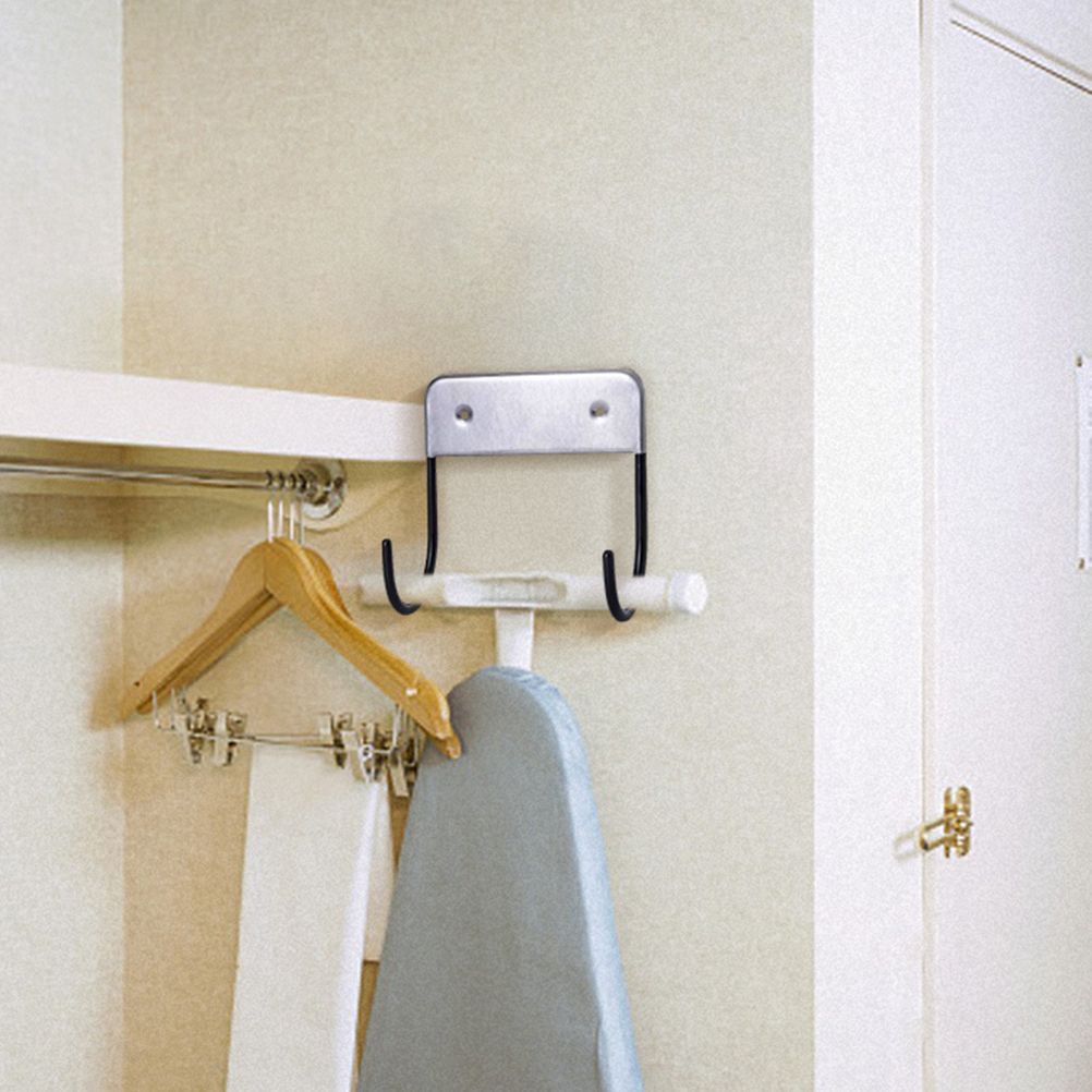 Ironing Board Hanger Wall Mount Ironing Board Holder Organizer Wall Rack for Laundry Rooms