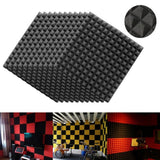 12Pcs Acoustic Foam Panels Acoustic Foam Sound Absorption Pyramid Studio Treatment Wall Panels - Extra Image