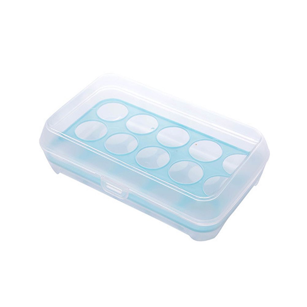 15 Grids Egg Storage Box Egg Preservation Container Portable Egg Organizer