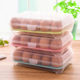 15 Grids Egg Storage Box Egg Preservation Container Portable Egg Organizer