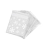 100pcs Christmas Gift Packaging Bag Plastic Packaging Bag Snowfake Printed Candy Package Bag