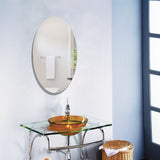 42*27CM Mirror Decoration Wall Sticker Acrylic Ellipse Mirror Wall Stickers Home Decoration Wall Sticker for Bathroom Bedroom - Extra Image