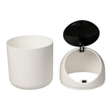 Desktop Trash Can Small Plastic Trash Bin with Lids Countertop Trash Can