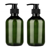 4PCS Plastic Bottles with Pump 500ml Refillable Plastic Soap Dispenser Bottle for Bathroom or Kitchen Handwash Lotions Shampoo Conditioner