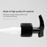4PCS Plastic Bottles with Pump 500ml Refillable Plastic Soap Dispenser Bottle for Bathroom or Kitchen Handwash Lotions Shampoo Conditioner - Top-Down View