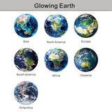 30cm Luminous Earth Sticker Universe Planet Fluorescent Wall Stickers In The Dark DIY Stickers Kids Bedroom Decoration