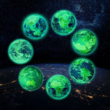 30cm Luminous Earth Sticker Universe Planet Fluorescent Wall Stickers In The Dark DIY Stickers Kids Bedroom Decoration