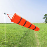 Windsock with Reflective Strips Outdoor Wind Measurement Bag Oxford Cloth Windsock - Close-Up Angle