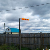 Windsock with Reflective Strips Outdoor Wind Measurement Bag Oxford Cloth Windsock - Low Angle