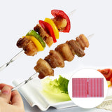 Barbecue Meat Skewer Tool Handheld Meat Skewer Device Portable Barbecue Kebab Maker - Rear View