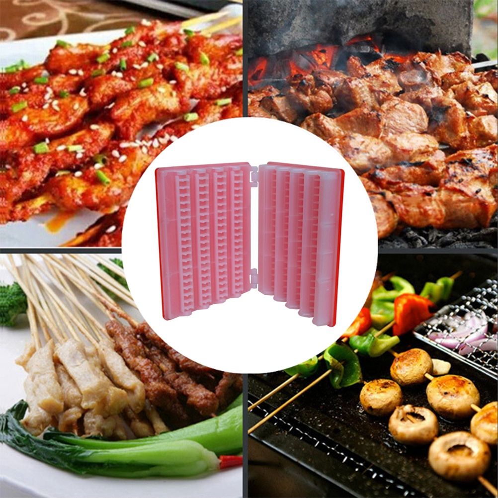 Barbecue Meat Skewer Tool Handheld Meat Skewer Device Portable Barbecue Kebab Maker
