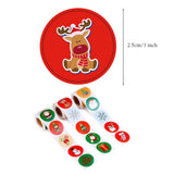 500Pcs Christmas Stickers DIY Cake Biscuit Sealing Labels Gift Box Adhesive Stickers - 45-Degree Angle