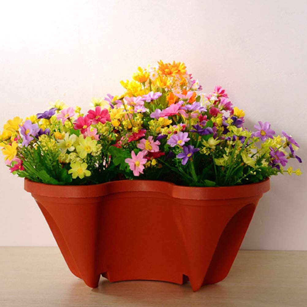 Superimposed 3D Flower Pot Multi Layer Strawberry Basin Plastic Planter