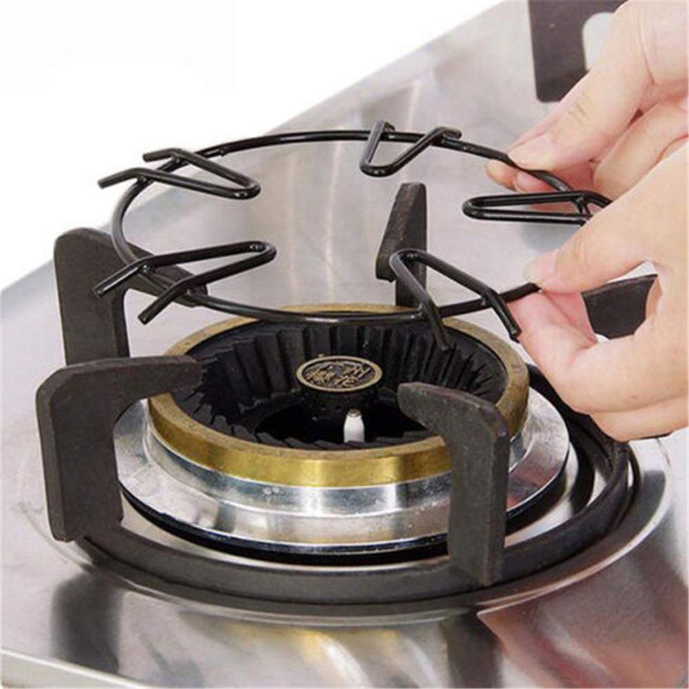 2PCS Universal Gas Stove Shelf Cast Iron Wok Support Kitchen Stove Support