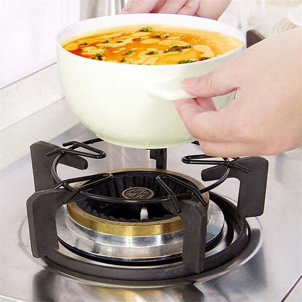 2PCS Universal Gas Stove Shelf Cast Iron Wok Support Kitchen Stove Support