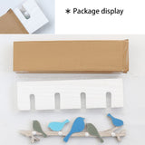 Wooden Wall Mounted Bird Hooks Wall Decoration Wall Hanging Clothes Hook