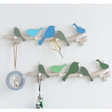 Wooden Wall Mounted Bird Hooks Wall Decoration Wall Hanging Clothes Hook - Close-Up Angle