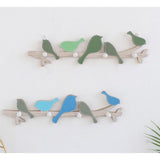 Wooden Wall Mounted Bird Hooks Wall Decoration Wall Hanging Clothes Hook