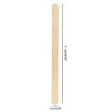 400Pcs Popsicle Sticks Wooden Ice Cream Sticks Great Bulk Sticks for DIY Craft - Front View
