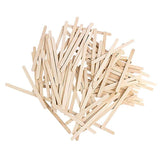 400Pcs Popsicle Sticks Wooden Ice Cream Sticks Great Bulk Sticks for DIY Craft - Top-Down View