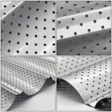2 Slot Baguette Baking Tray Nonstick Bread Baking Tray Stainless Steel Baking Pan - Close-Up Angle
