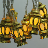 LED Muslim Ramadan String Light Eid Lanterns String Light LED Fairy Lamp - Front View