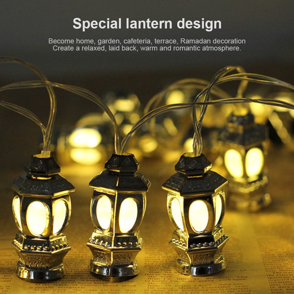 LED Muslim Ramadan String Light Eid Lanterns String Light LED Fairy Lamp
