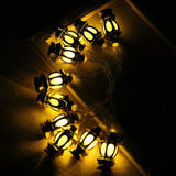 LED Muslim Ramadan String Light Eid Lanterns String Light LED Fairy Lamp - Low Angle