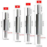 Stainless Steel Rolling Pin Non Stick Rolling Pin for Baking Dough Pizza Pie Baking Making Tool Kitchen Accessories - Top-Down View