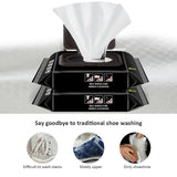 Shoe Cleaning Wipes Disposable Leather Cleaning Wipes Portable Shoe Shine Wipes