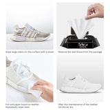 Shoe Cleaning Wipes Disposable Leather Cleaning Wipes Portable Shoe Shine Wipes